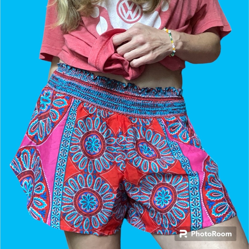 Green Dragon boho Shorts